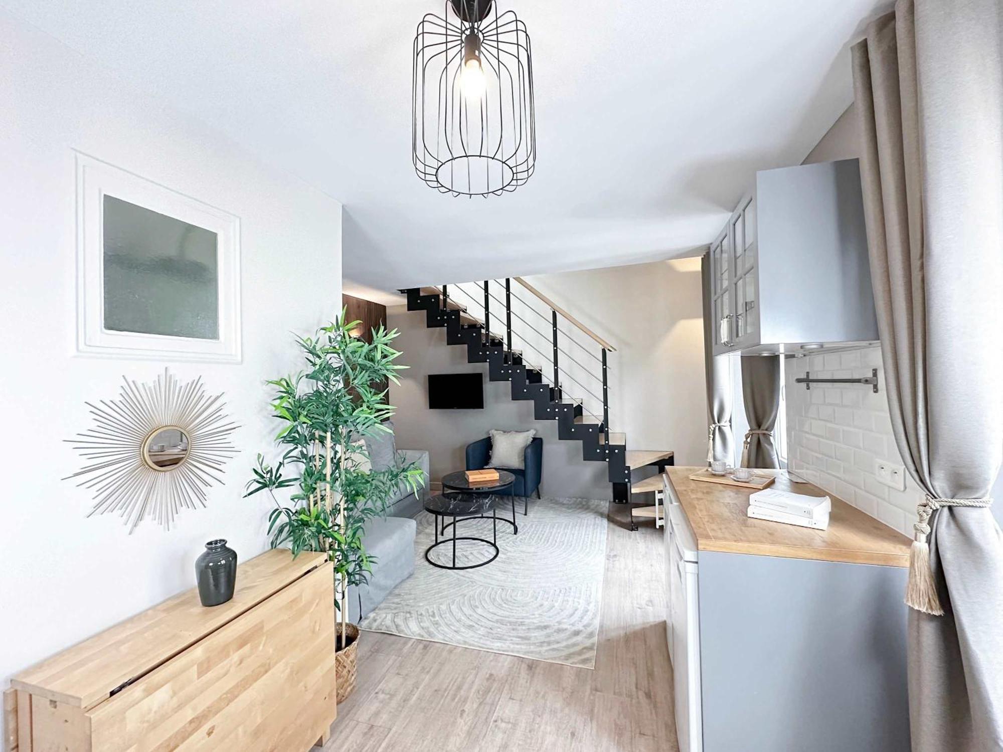 Stylish & Chic Duplex Near Eiffel Tower Apartment Paris Bagian luar foto